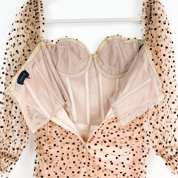 MAJORELLE Secrets Dress in Dark Nude Sz M - Picture 8 of 11